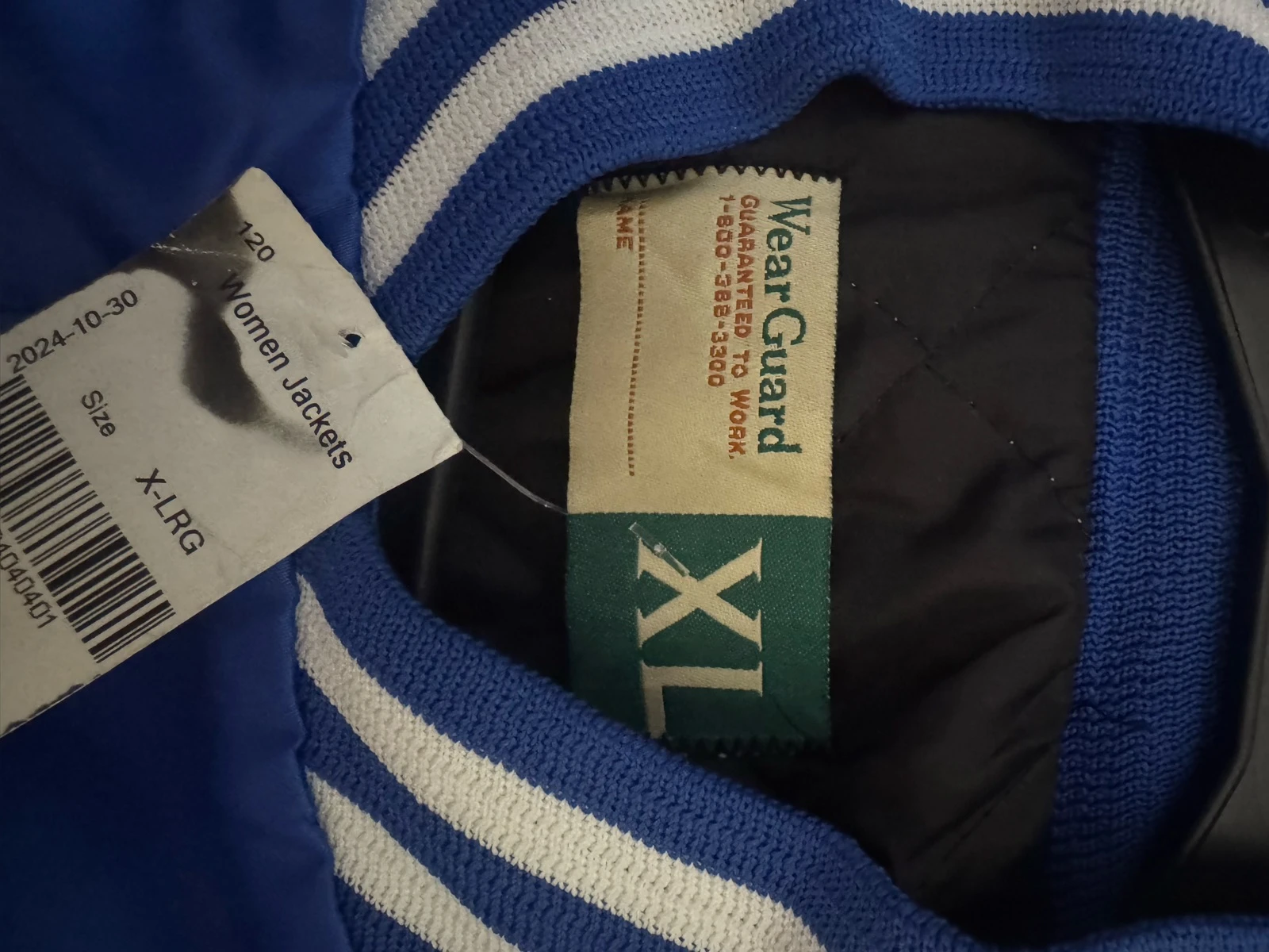 Bomber de cetim americano WearGuard Hydra bordada azul - Tamanho XL – photo 3